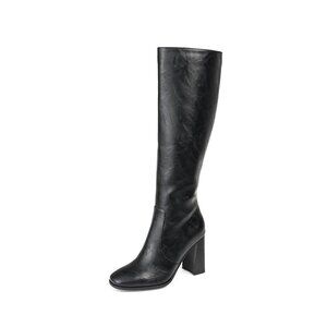 NiB Journee Women Karima Wide Calf Tall Boot Black Size 8 M WC $149 RY1341